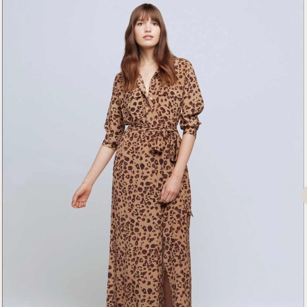 $695 NWT L'Agence Cameron Silk Dress sz XXS